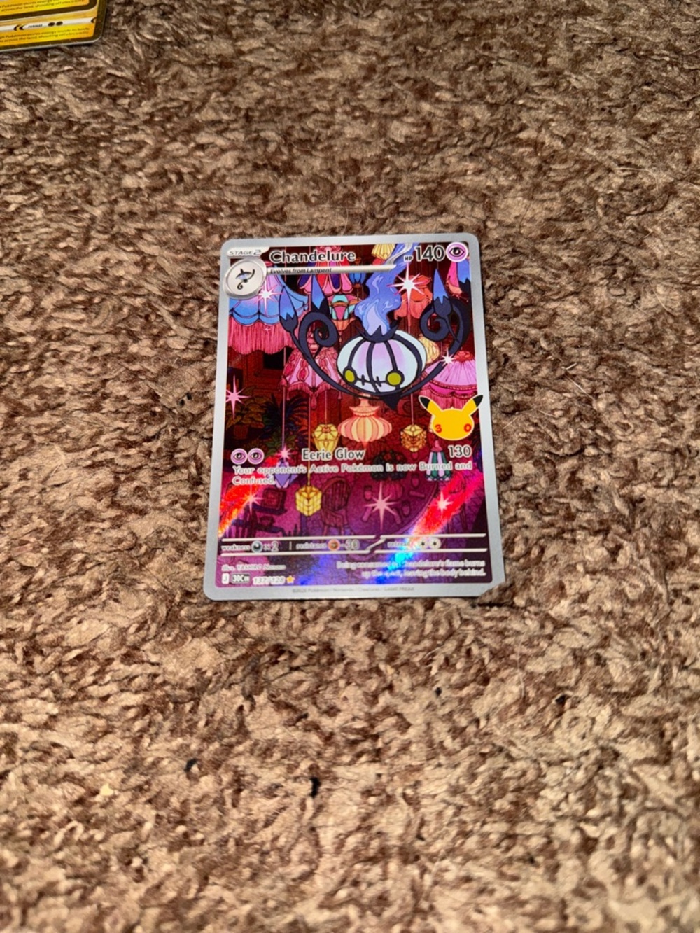 Chandelure - 137/128 - ME: 30th Celebration Pokemon Card